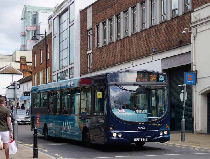 Arriva Southern Counties VDL SB200 Wright 3752